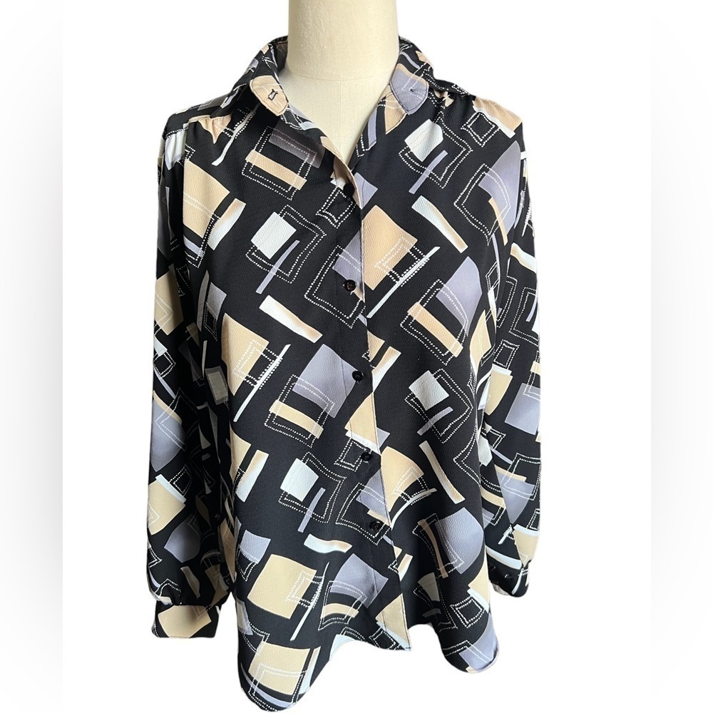 All Hours Paris Milan Vintage Button Up Size M